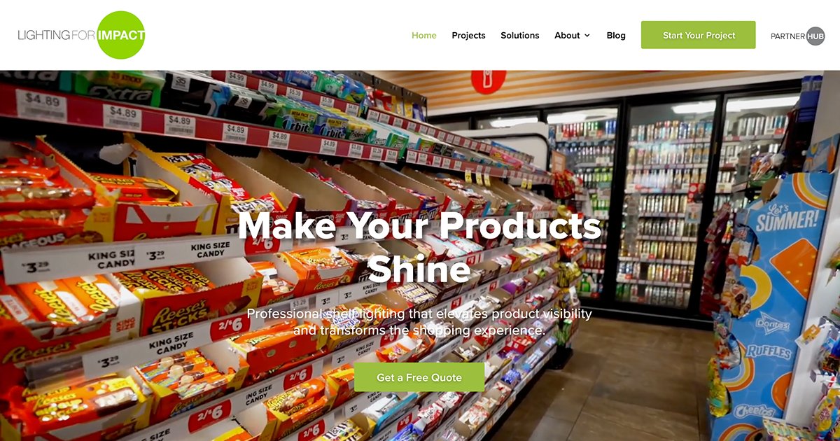 Lighting for Impact | LED Shelf Lighting for Retail Stores